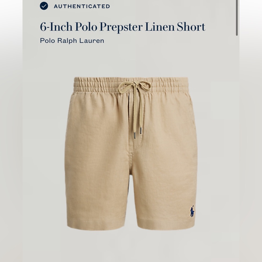 Polo Ralph Lauren Men’s Linen Drawstring Shorts